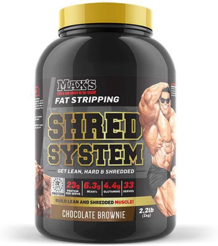 Max'S Shred System Fat Stripping Protein Powder, Choc Honeycomb, 2.27Kg image number 4
