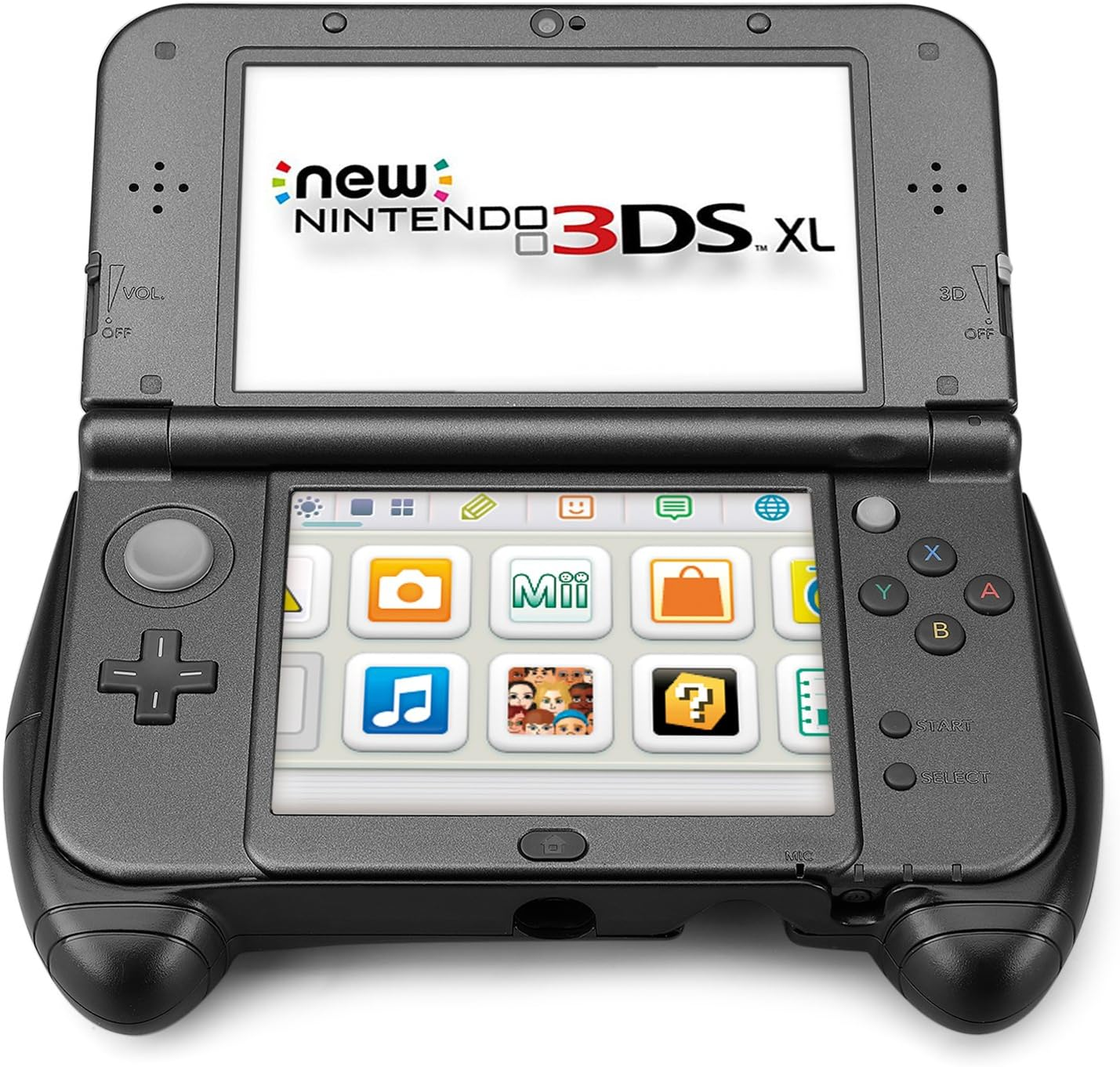 TNP New Nintendo 3DS XL Hand Grip Protective Cover Skin Rubber Controller Grip Case Ergonomic Comfort anti Slip Handle Console Grip with Kick-Stand for New Nintendo 3DS XL LL 2015 Model