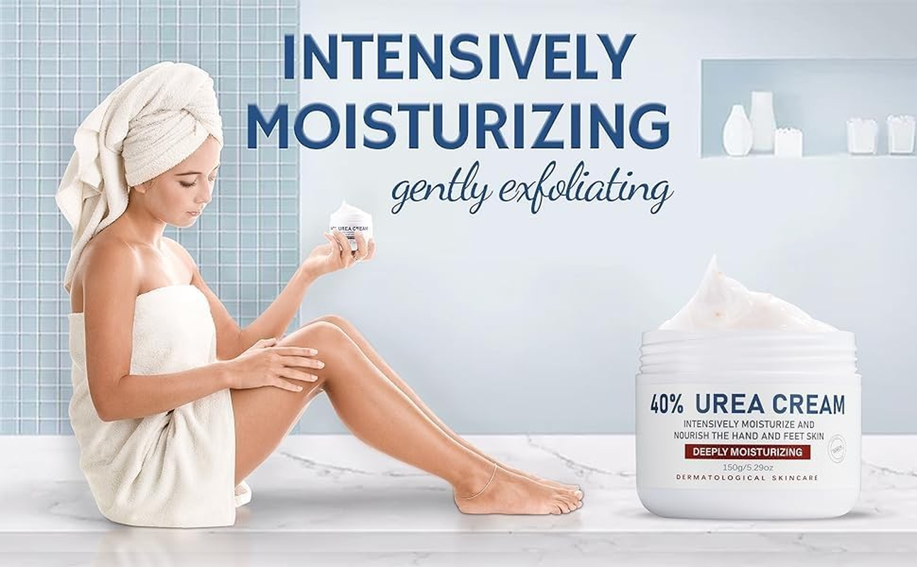 Urea Cream,40% Foot Care Lotion for Chapped Heels, Chapped Heels, Super, Rough, Dry, Calloused Feet, Soften Rough Skin on Feet 5.29 Fl.Oz for All Skin (1) image number 5