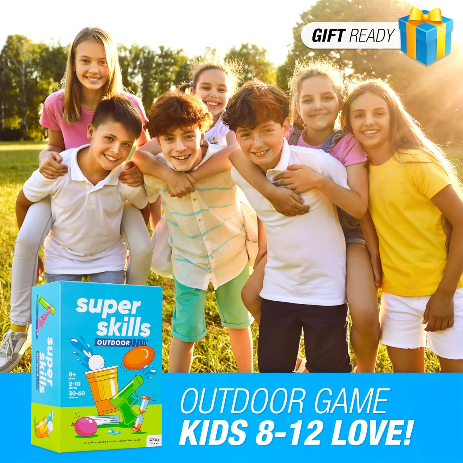 Super Skills Outdoor Garden Games for Kids 8 and up - Family Water Fun for Camping, Parties & Summer Play image number 2