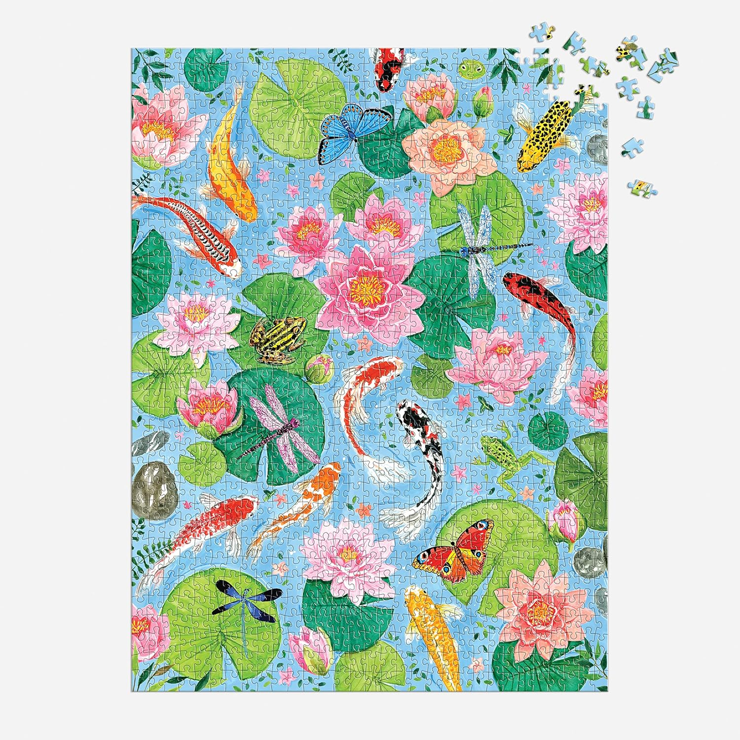 By the Koi Pond Puzzle in Square Box: 1000 Pieces image number 2