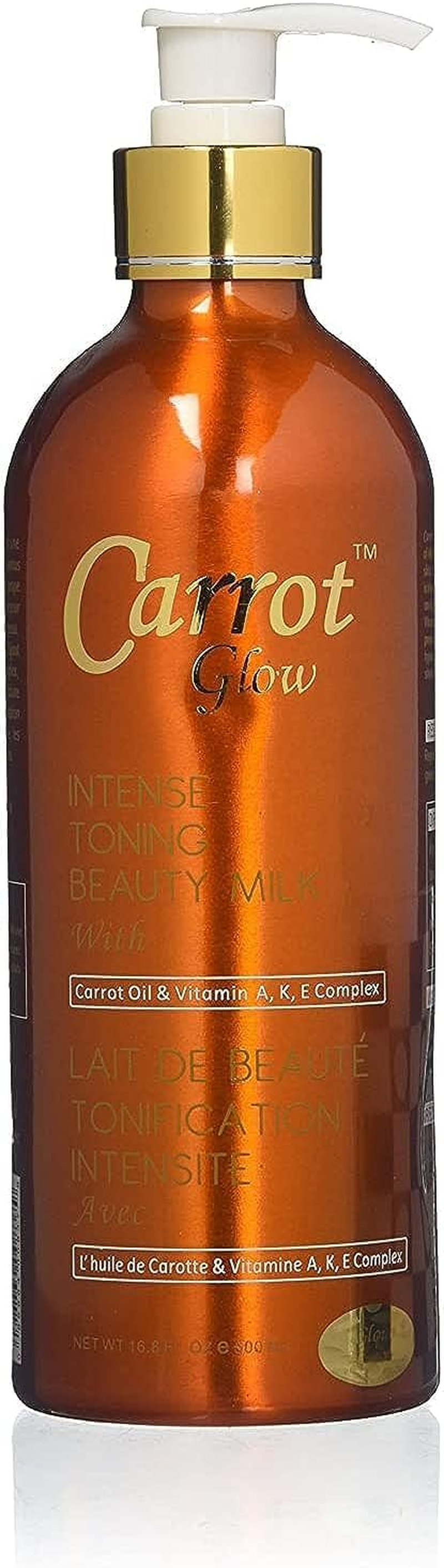 Carrot Glow Intense Toning Beauty Milk 500Ml image number 1