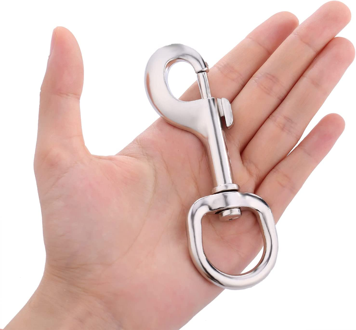 Swivel Snap Hooks Heavy Duty Large Big Dog Lead Clip Clasp Horse Lead Clip Swivel Bolt Snap Trigger Clips 4.3 Inch 2Pcs image number 2