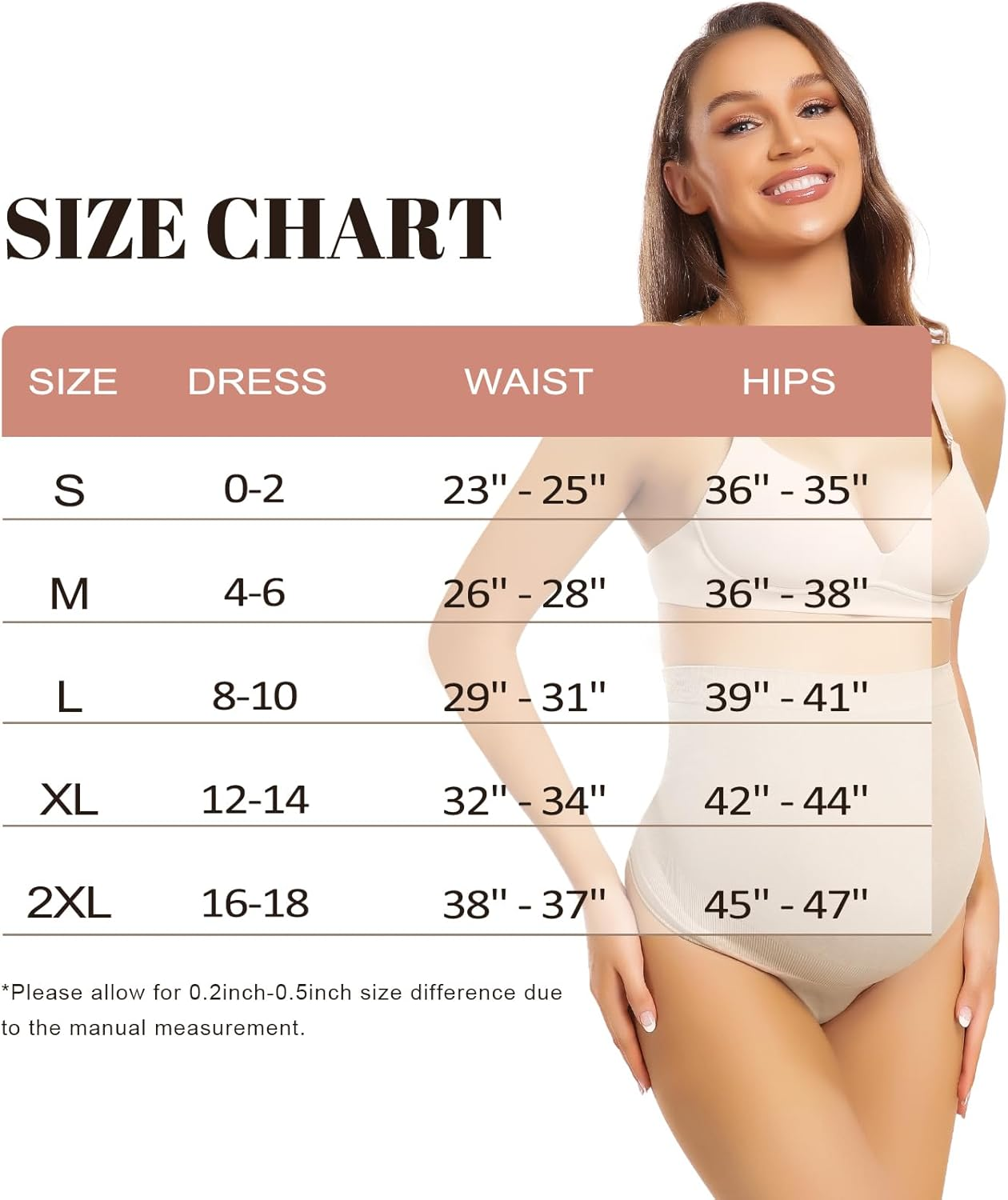 SAYCELI Seamless Maternity Thongs Underwear for Women, Pregnancy Shapewear over the Belly, Pregnant Belly Support Panties image number 7