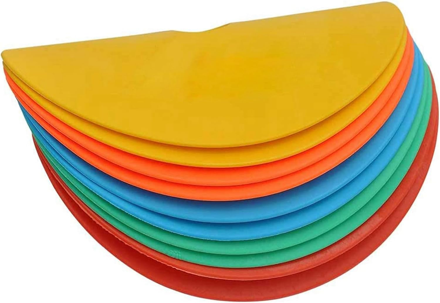 40Pack Flat Disc Markers Non- Spots Markers Football Basketball Sports Speed Agility Training Markers image number 3