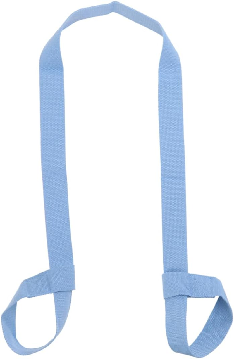 KOMBIUDA Adjustable Yoga Mat Strap - Exercise Carrying Strap for Workout Mats - Yoga Accessories - Black Suspenders for Fitness and Sports