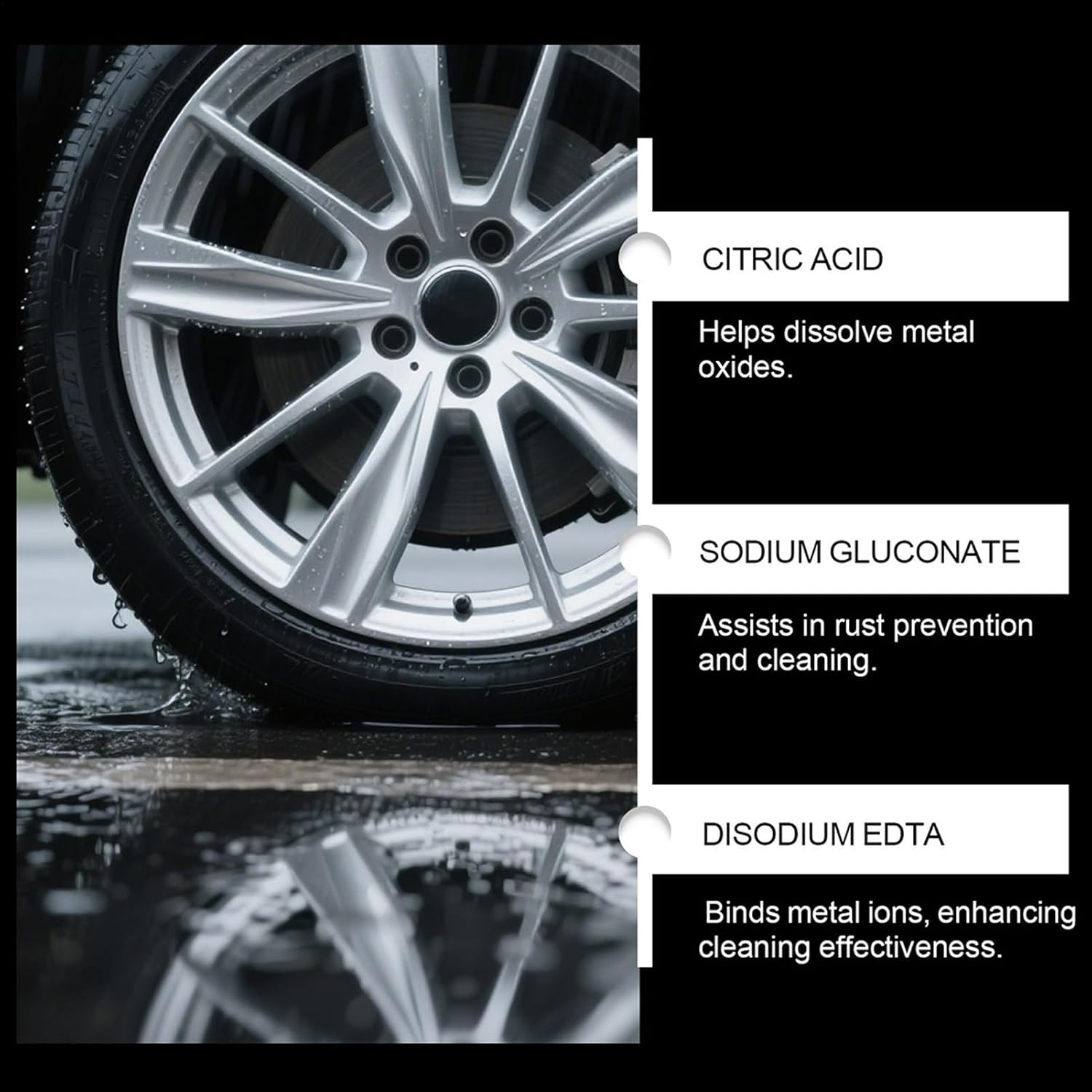 JIEBWCHA Multipurpose Rust Remover Spray, 100Ml Heavy Duty Rust Dissolver for Metal, Multipurpose Automotive Detailing Supplies for Motorcycles Pickup RV Sedan Trailer image number 3