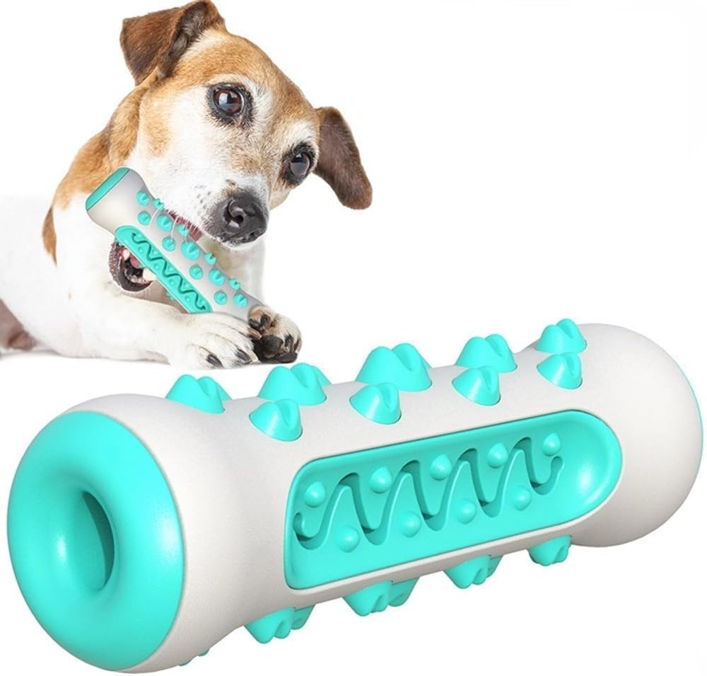 Poemtian Dog Chew Toy Dog,Teeth Cleaning Stick Bone Toy,Tough Durable Dogs Toys with Natural Rubber,Dental Oral Care for Small,Medium and Large Dogs,Stress Relief image number 1