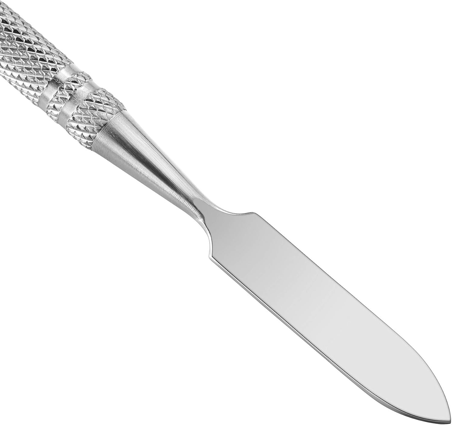 5Pcs Makeup Spatula Tool Metal Set Professional Beauty Stainless Steel Cosmetics Mixer Long Metal Spatula Depotting Mixing Tool (#2) image number 3