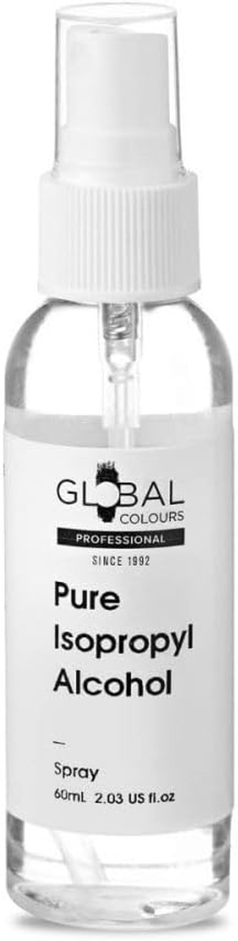 Global Colours Isopropyl Alcohol Atomiser Spray Bottle 60Ml