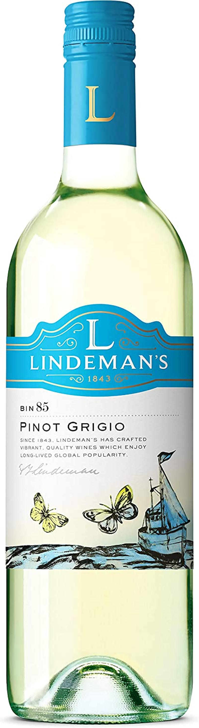 Lindeman'S Bin 85 Pinot Grigio White Wine 750Ml (Case of 6), 750 Ml (Pack of 6) image number 1