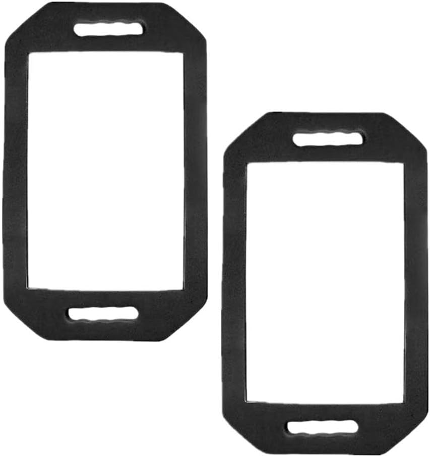 HREW Handle Mirror &ndash; Large Hand Mirror with Double Handle - Rectangular Hand Held Mirror with Handle - Lightweight Hair Salon Equipment Hairstylist and Barber Accessories (Double Rectangle) image number 6