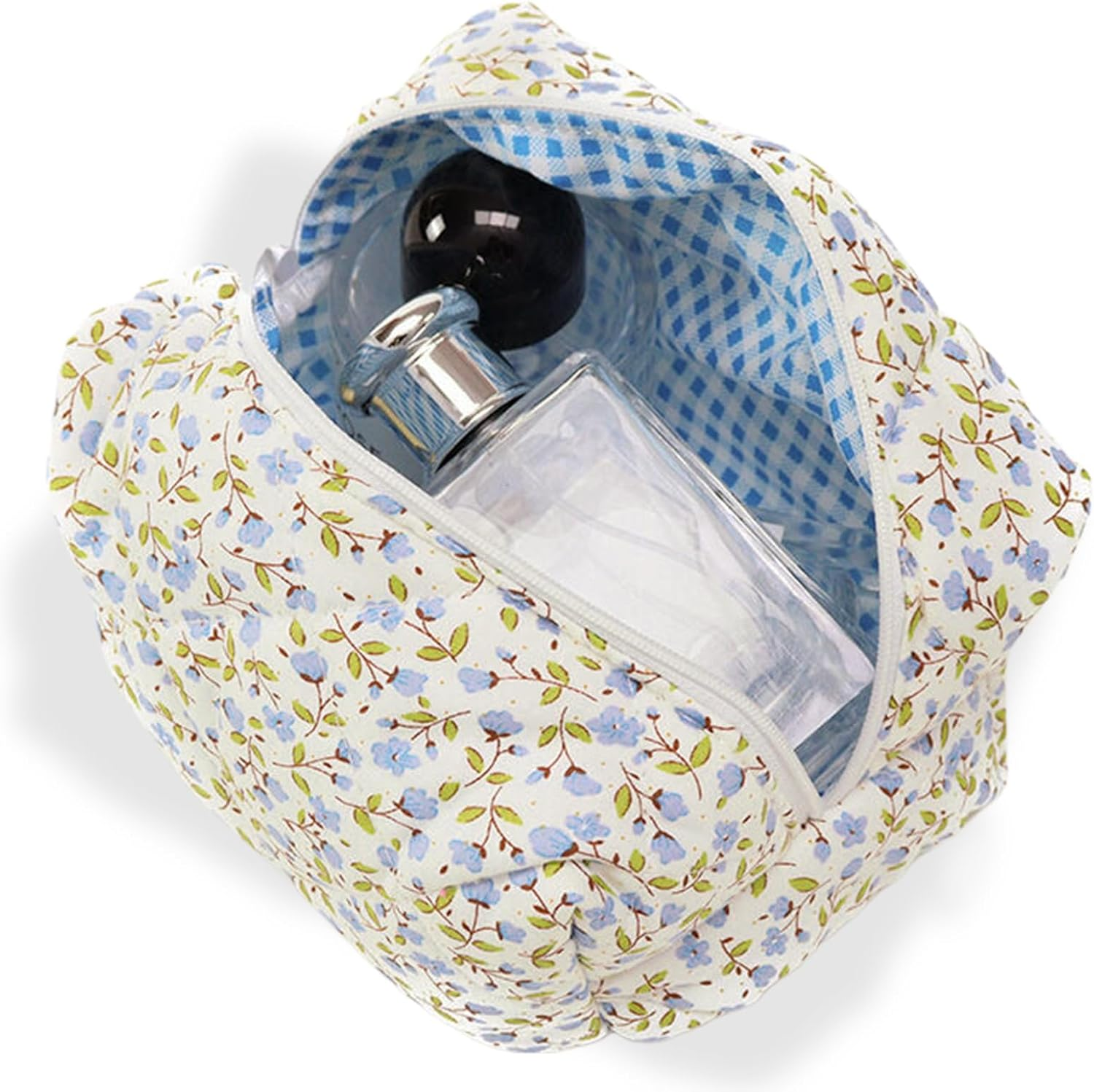 ZEPIQOR Cosmetic Bag Toiletry Bag Make up Bag Travel Wash Bag Cord Make up Organiser Wash Bag Small Toiletry Bag Makeup Bag Multifunctional Cosmetic Bag Set for Women Girls image number 2