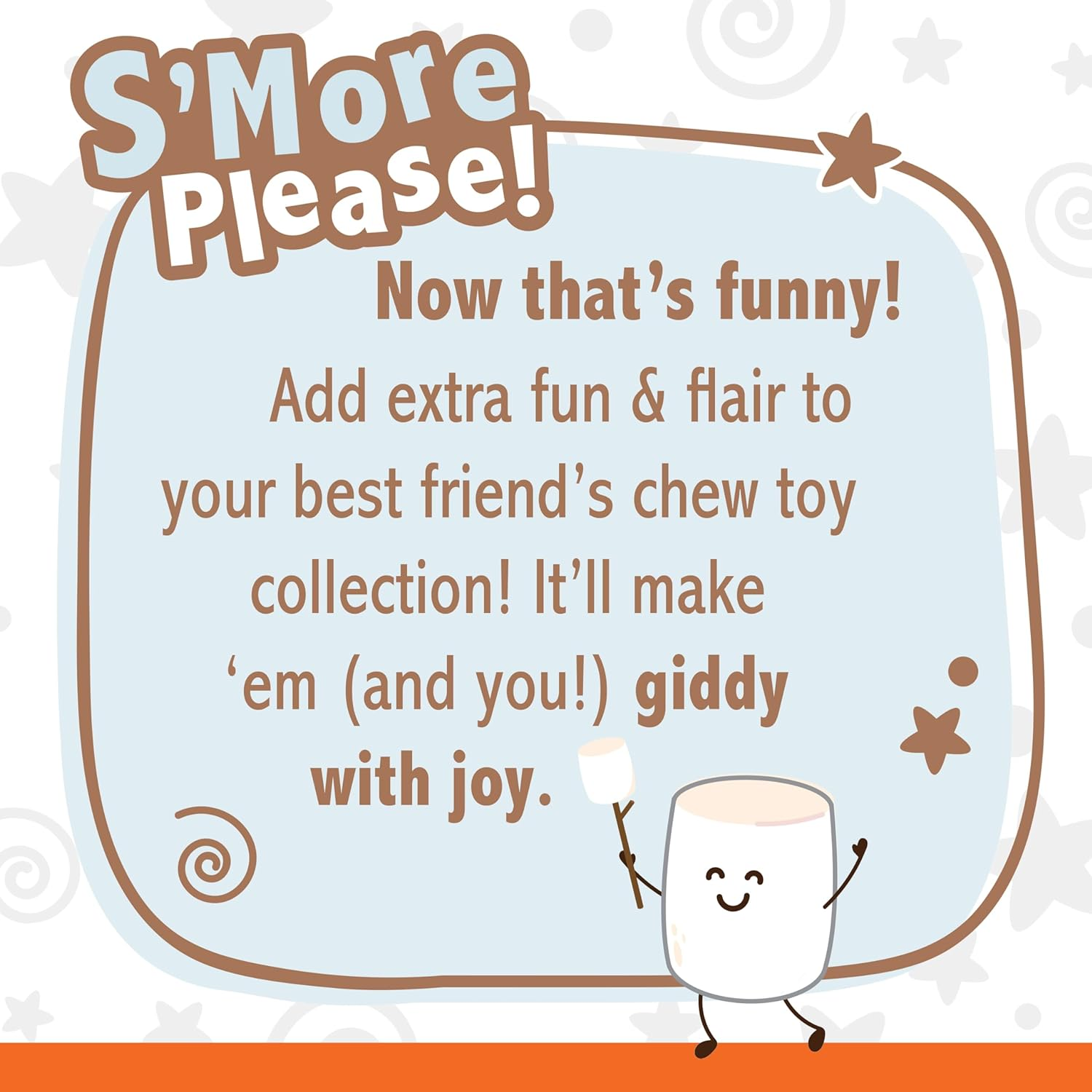 Nylabone Power Chew Toasted Marshmallow on Stick Peanut Butter Souper image number 5