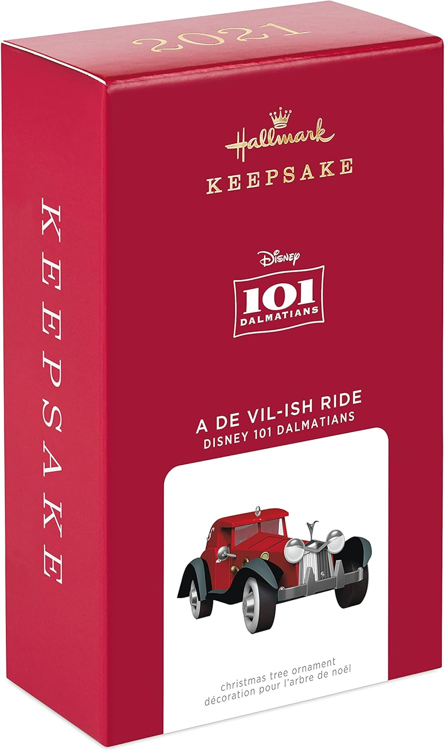 Hallmark Keepsake Christmas Ornament 2021, Disney 101 Dalmatians a De Vil-Ish Ride image number 2