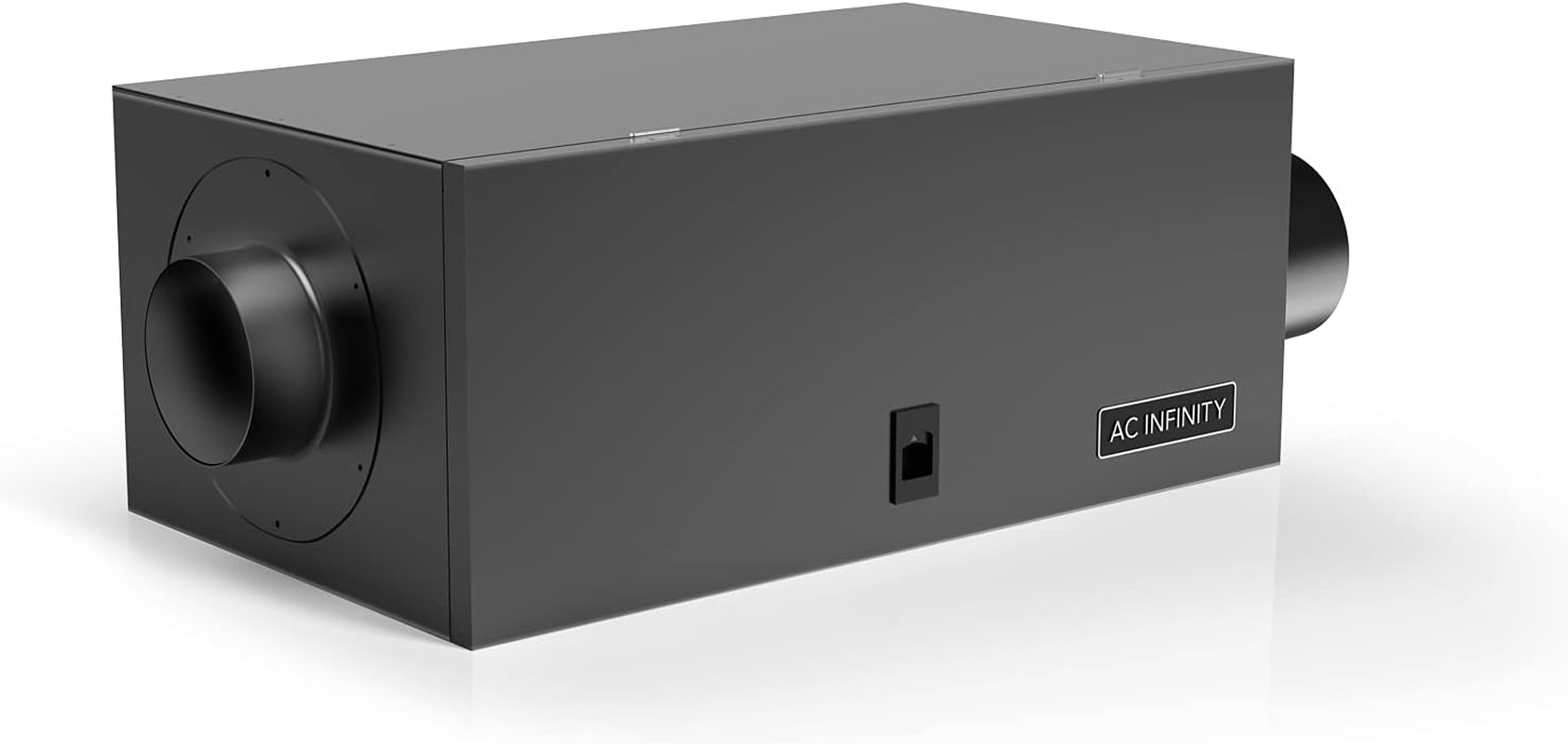 AC Infinity Inline Filter Box 4" with High Efficacy Filter, Whole House HVAC Filtration Kit, Fits 4-Inch Inline Duct Fans for Fresh Air Intake and Ventilation image number 1