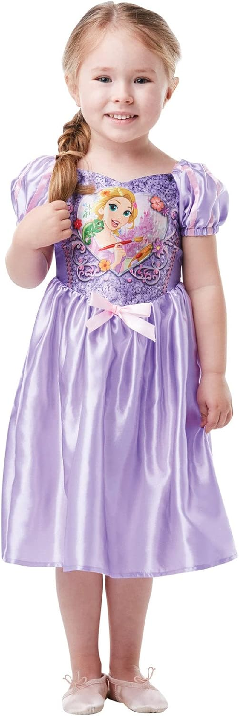 Rapunzel Sequin Costume for Toddlers - Disney Tangled - Toddler (18-36 Mths) image number 1