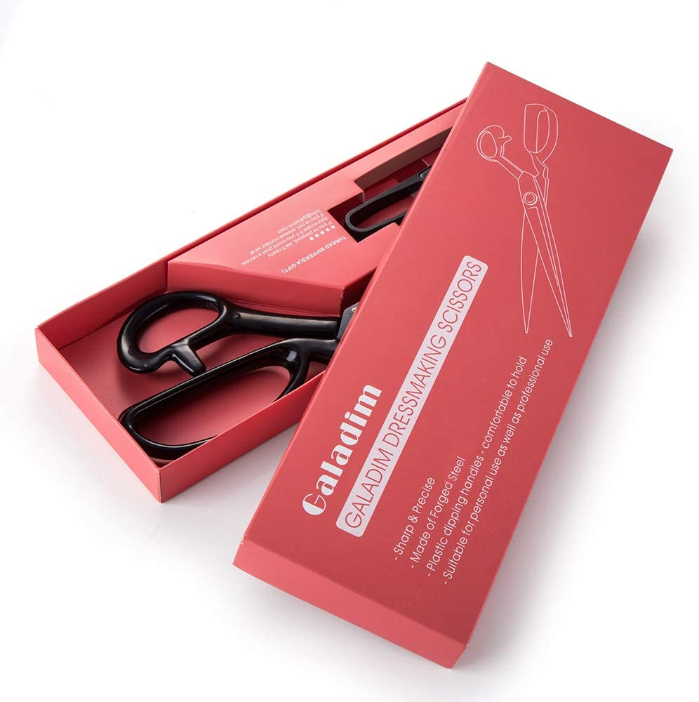 Galadim Dressmaking Shears 10'' (25.5CM) - Dressmaker Fabric Sewing Scissors- Tailor'S Scissors for Cutting Fabric, Leather, Raw Materials GD-003-AU-R10