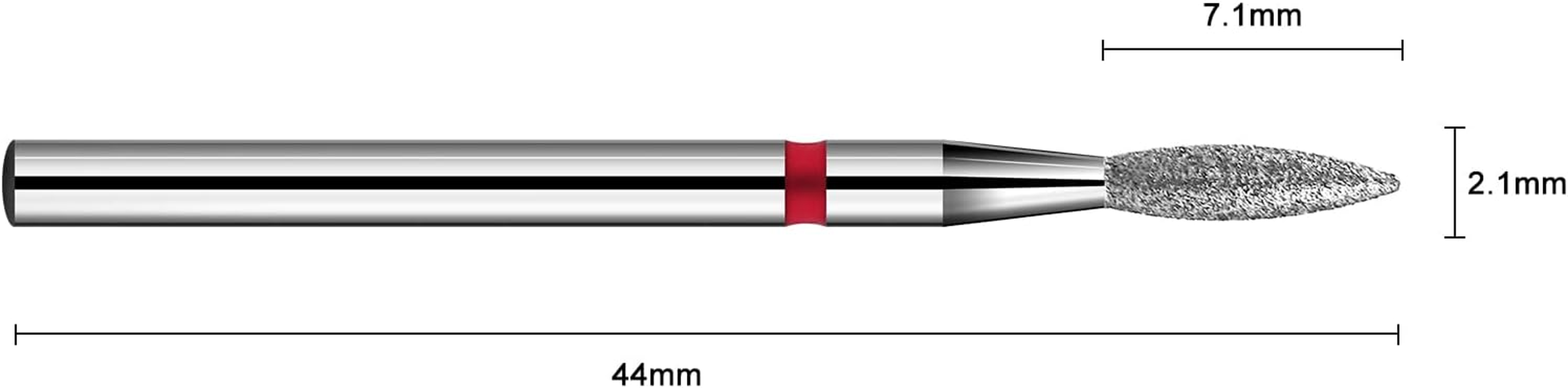 BNG Cuticle Bit for Cutter Gel Nails Nail Cutter Diamond Grinder Manicure Set Electric Nail File 3/32 Inch Professional Nail Drill for Removing Cuticles Nail Polish Salon Tool image number 2