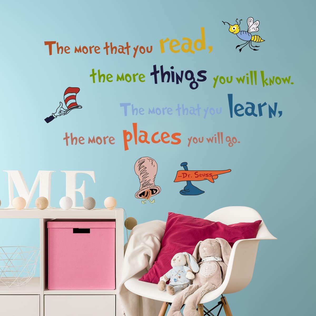 Removable Colorful Inspirational Quotes Wall Decal Learning Education Saying Wall Stickers Motivational Lettering Wall Art Decor for Kids Teens Bedroom Study Room Nursery Classroom image number 4