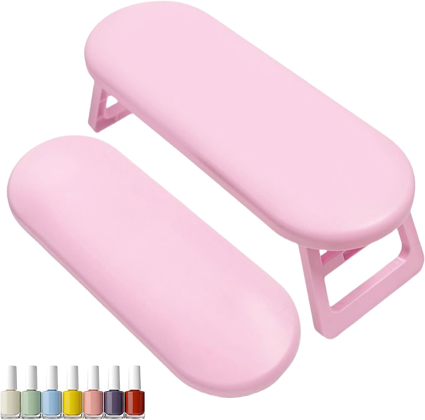 Arm Rest for Nails Tech Portable | Non-Slip Arm Cushion for Manicure | Ergonomic Non-Slip Hand Rest for Home Salon Beginners Professionals Manicure Pedicure Outdoors image number 6