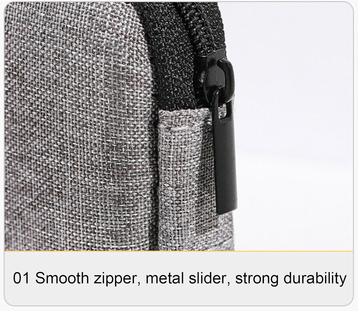 Cable Organiser Bag - Small EVA Travel Accessories Bag with Shockproof Design | Waterproof Electronics Storage Case | Travel Cord Pouch | Compact Organizer for Charger, Earphone and Hard Disk - Oval Large image number 6