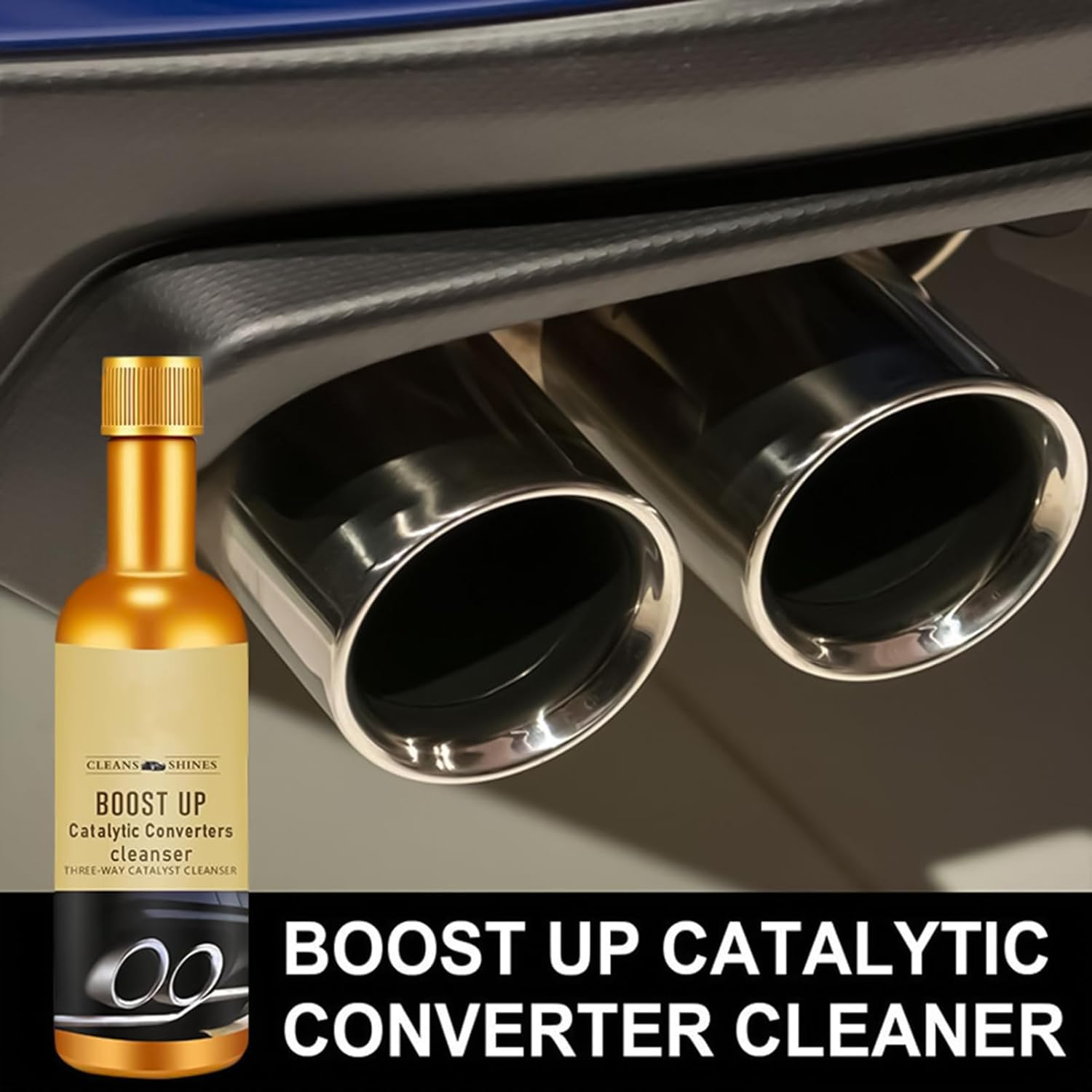 Catalytic System Cleaner,120Ml Portable Carbon Cleaning Agent | Catalytic Converter Cleaner for Car | for Trailer RV Automotive Sedan Pickup image number 3