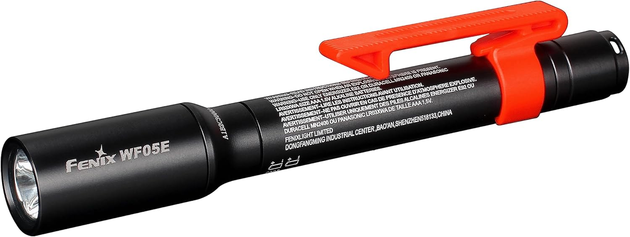 Fenix WF05E Intrinsically Safe Flashlight - IP68 Waterproof & Dustproof Torch - Flame Proof Torch - Neutral White LED Torch - Durable & Design Flash Light - Easy to Use Rechargeable Torch - Black image number 3