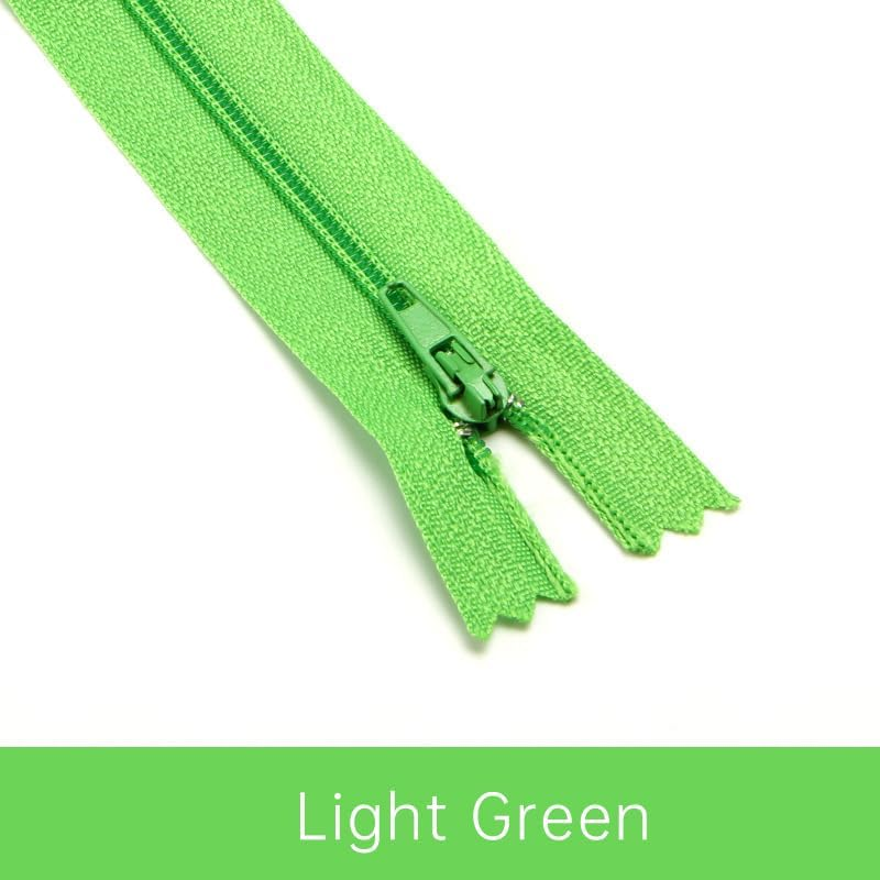 20PCS 8Inch Closed End Nylon Coil Zippers Resin Zipper Sewing Zippers Tailor Sewer DIY Craft Sewing 20CM image number 6