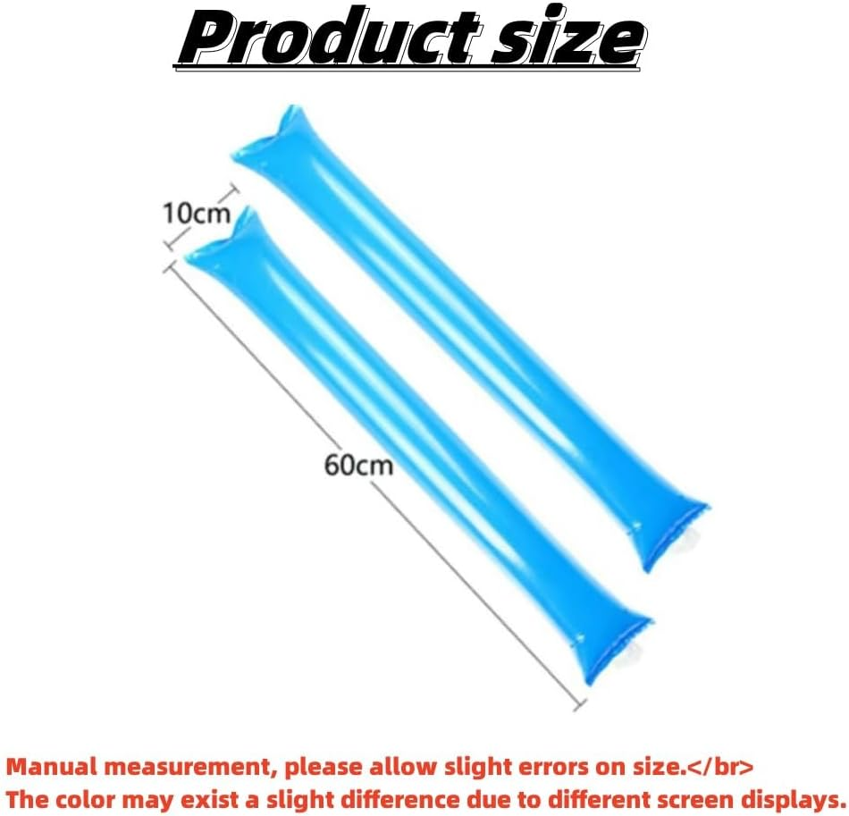 DACUAN Thickened Thunder Sticks, Cheering Sticks, Sports Games, Birthday Party Supplies, Wedding, Concert, Carnival Balloons (100 Pieces) image number 3