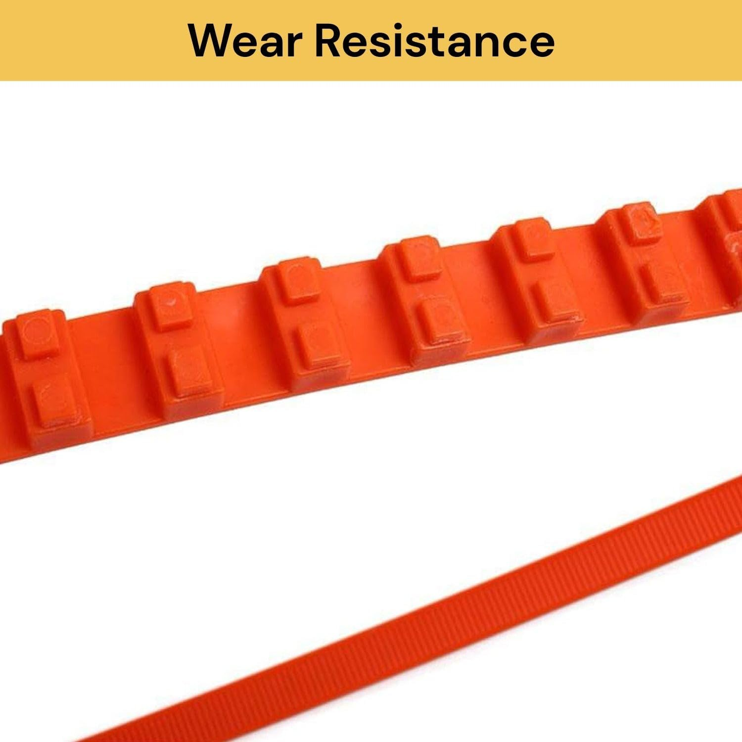 EZONEDEAL 10Pcs Universal Winter Car Tyre Anti-Skid Snow Chains Universal Stainless Steel Snow Chains, Emergency Snow Tyre Chains image number 1