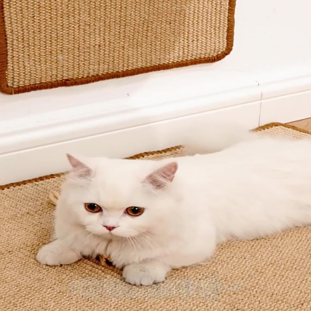 Sisal Cat Scratching Pad, Claw Sharpening Board for Cats, Sofa Scratch Mat, Shed- Natural Sisal Material, Cat Claw Care Accessory image number 5