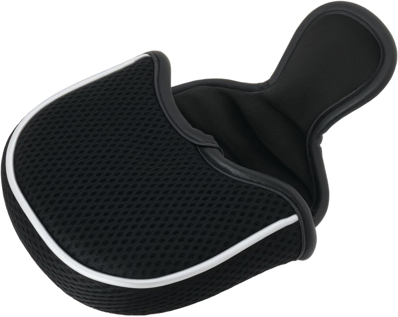 Ecsing Black Mesh Mallet Putter Cover Golf Putter Head Covers with Magnetic Closure Fashion Golf Accessories Golf Head Covers Putters image number 3