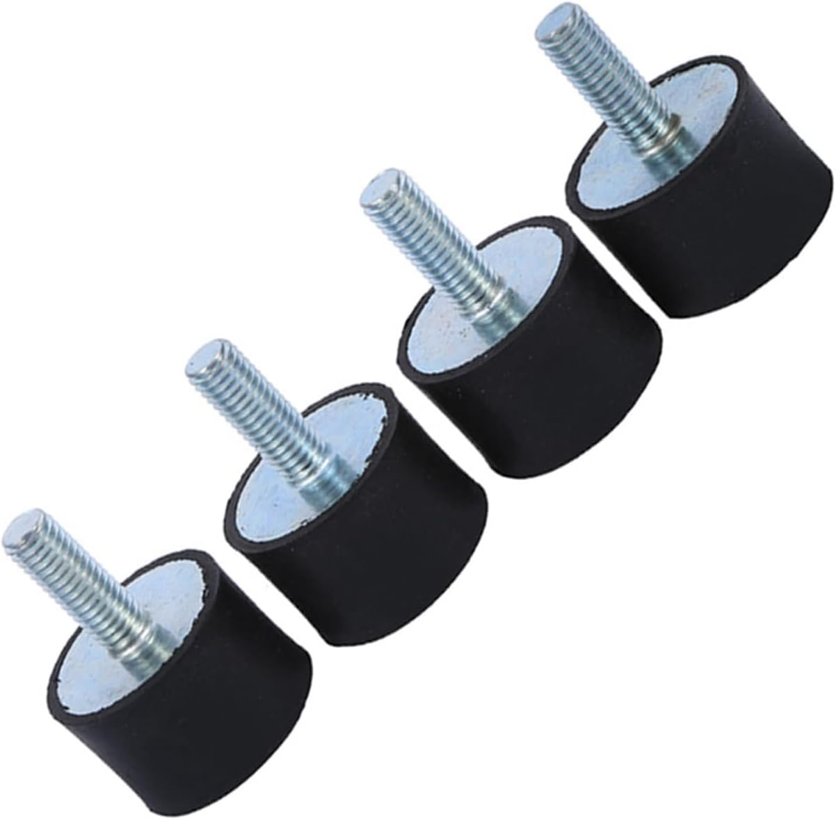 4X M8 Rubber Assembly anti -Vibration Mounts Bobbin for Air Compressors, Instruments - for Noise Reduction and Stability Control (VD30*20 M8*23)