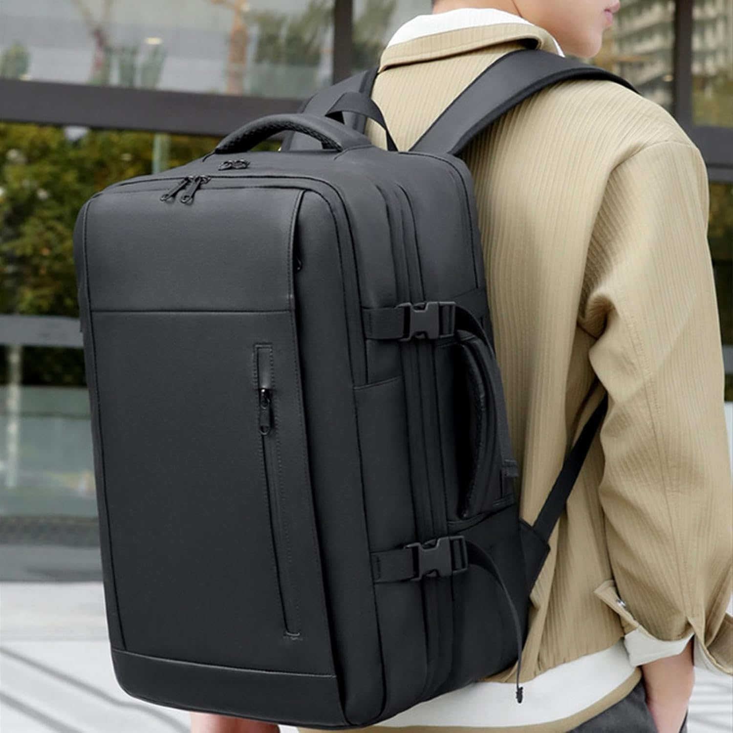 Gupcaqosjw Travel Vacuum Backpack,Anti-Theft Sealed Backpack | Waterproof Compression Daypack with Lock, Business Vacuum Backpack for Travel image number 6