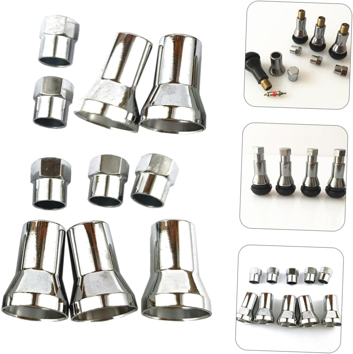 TIDTALEO 2Sets Car Tire Wheel Tyre Valve Stem Caps Rubber Sleeve Covers for Car Accessories image number 6