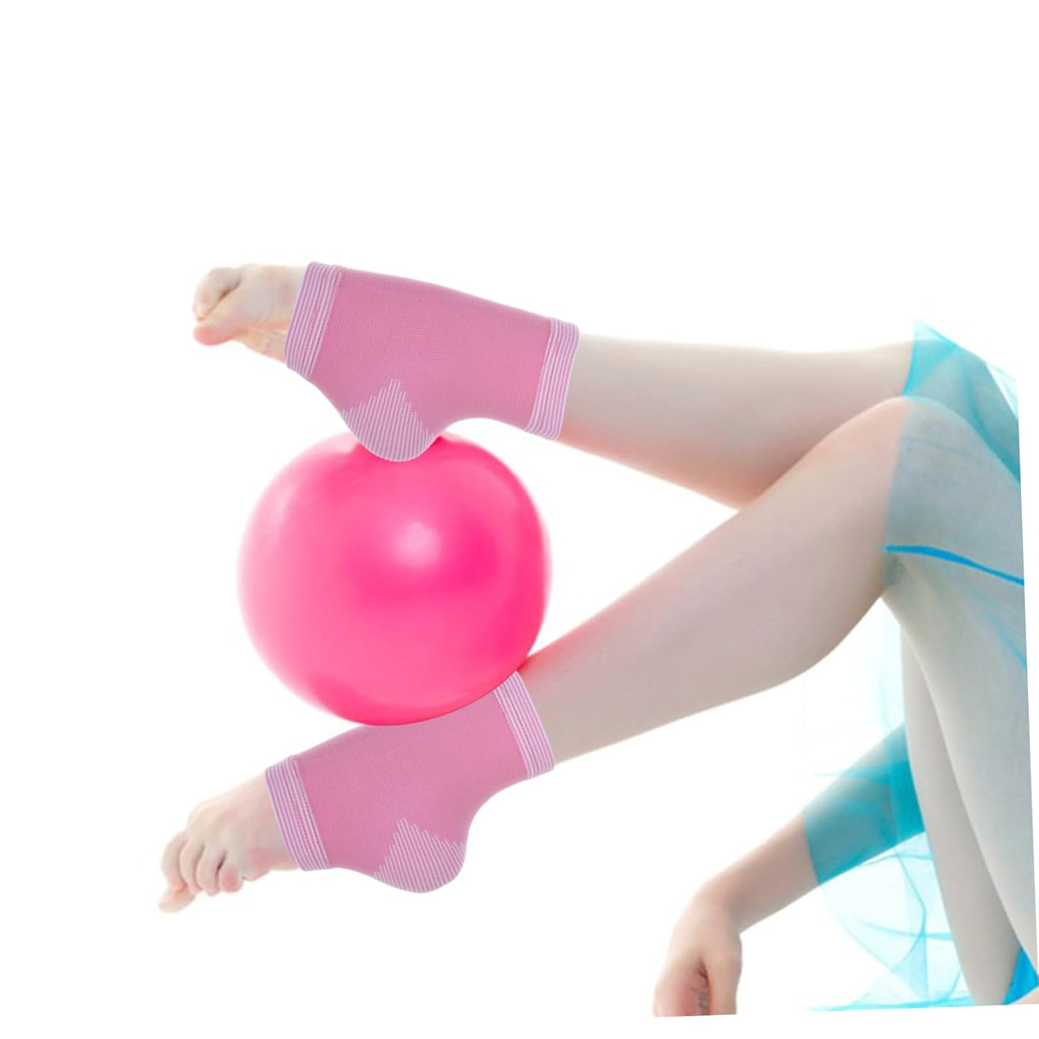 Ankle Support Braces Boys and Girls Ankle Braces for Sports Ankle Wraps Compression Child Ankle Socks - Pink image number 6