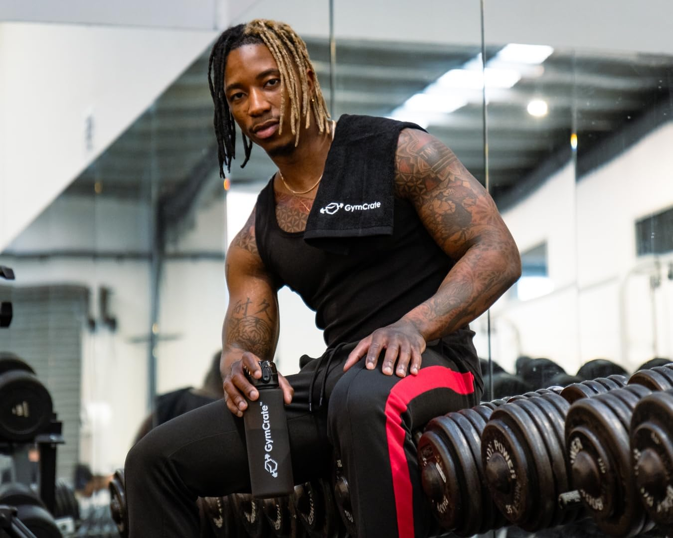 Gymcrate'S 700Ml Water Bottle - Leak-Proof, Bpa-Free, Reusable Sports Bottle with Secure Flip Lid & Carry Handle - Durable, Lightweight Design for Gym, Fitness, Outdoor, & Everyday Hydration image number 2