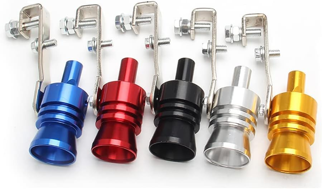 LOUDER Aluminum Alloy Universal Turbo Whistle,Turbo Sound Exhaust Muffler Pipe Whistle Car Roar Maker, Car Tail Whistle,Car Blow off Valve Tip Simulator Whistler (Xl_Black) image number 2