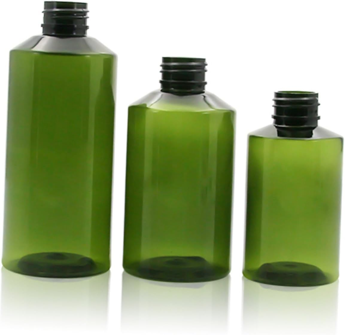 PAMINGONO 5Pcs 100Ml Plastic Spray Bottles Fine Mist Sprayer, One-Hand Pressure Dispensing Trigger, Green Square Subpackaging Bottles for Travel and Home Use image number 6