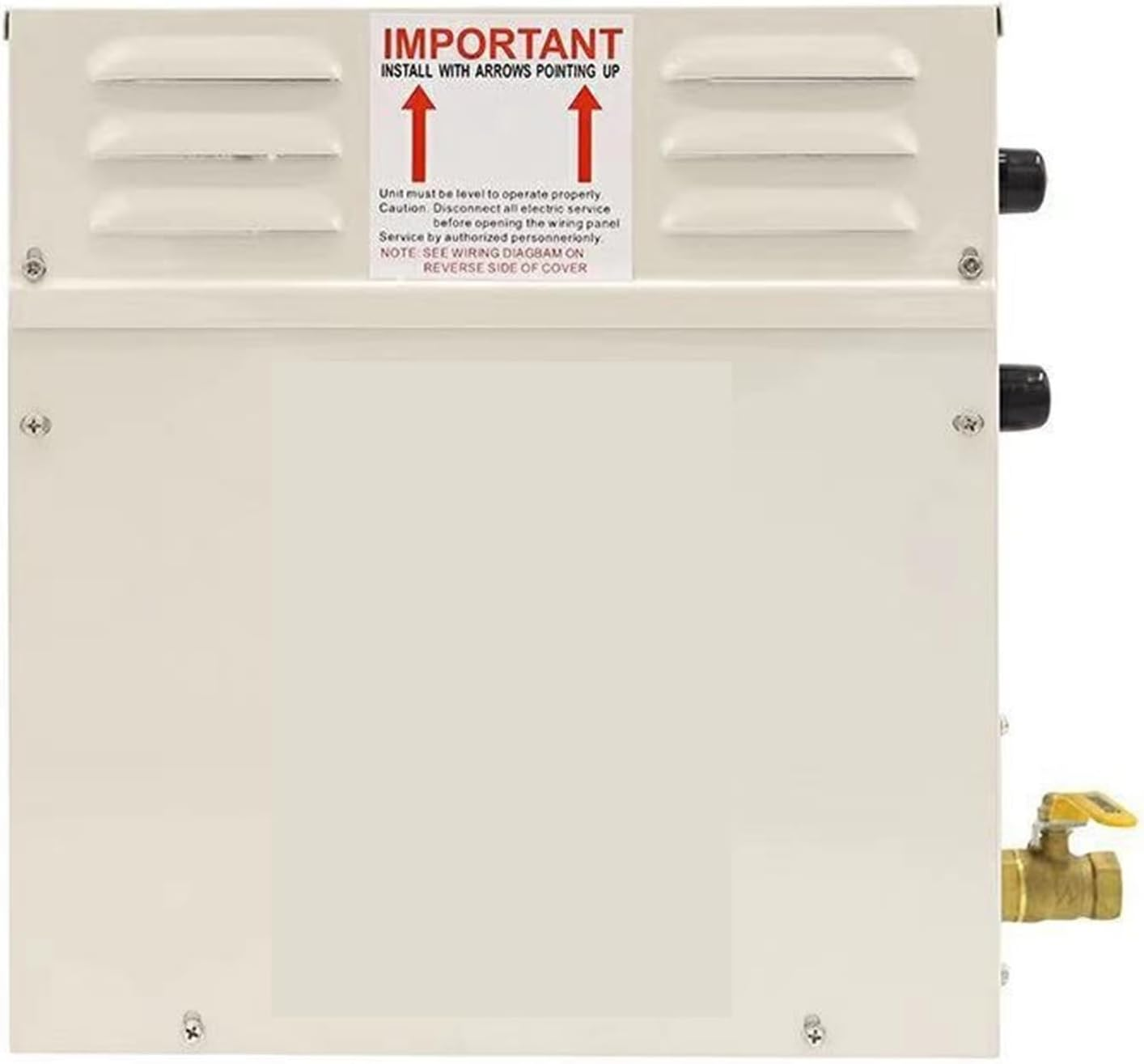 Sauna Steamer, 3KW 4.5Kw Steam Generator for Shower 380V Home Steam Machine， Sauna Bath SPA Steam Shower with Digital Controller(4.5Kw) - 4.5Kw image number 2