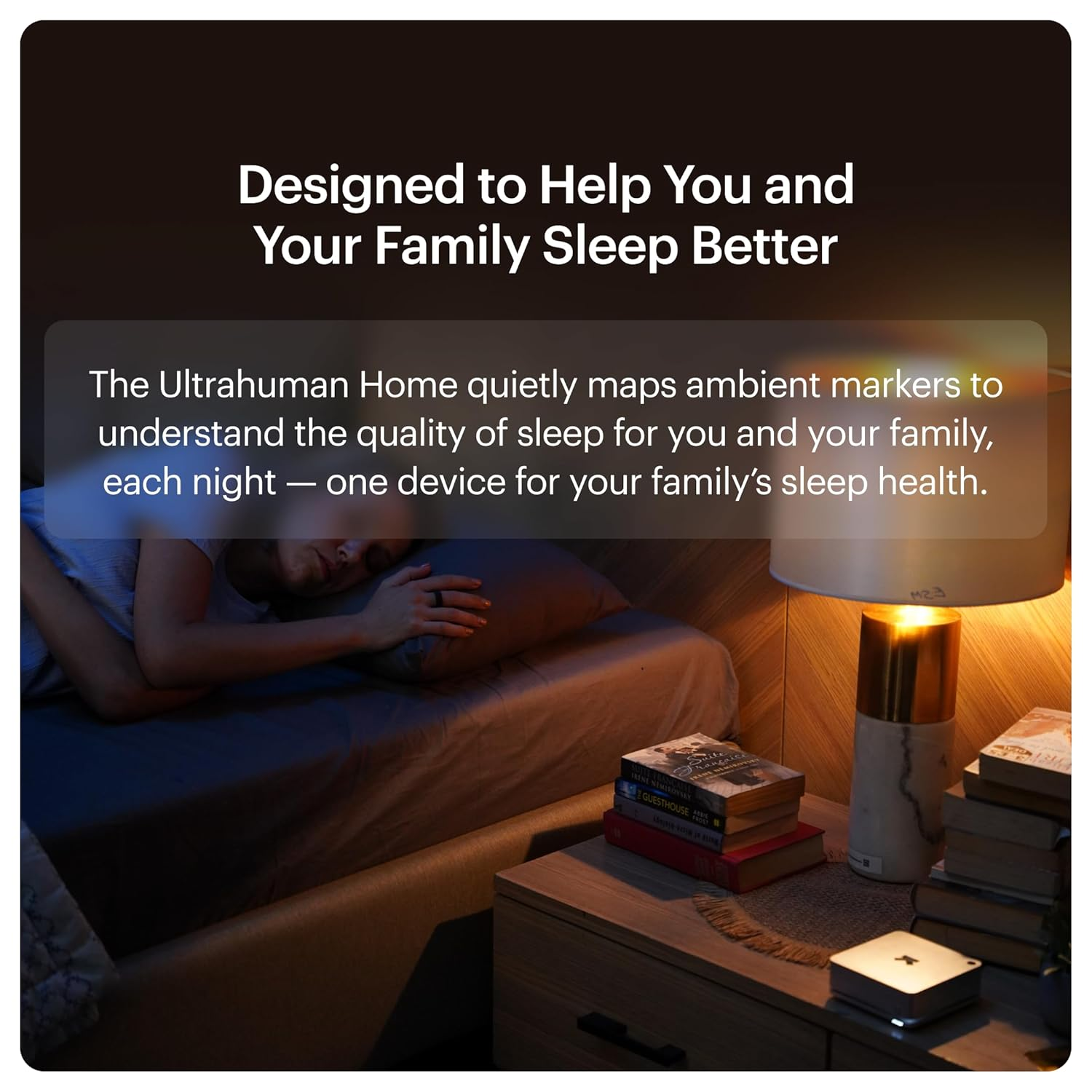 Ultrahuman Home &mdash; World&rsquo;S Most Advanced Ambient Sleep Monitor | Daily Sleep & Respiratory Health Scores | Snoring Detection with Ai-Enabled Spatial Audio Detection | Smart Home Automations image number 1