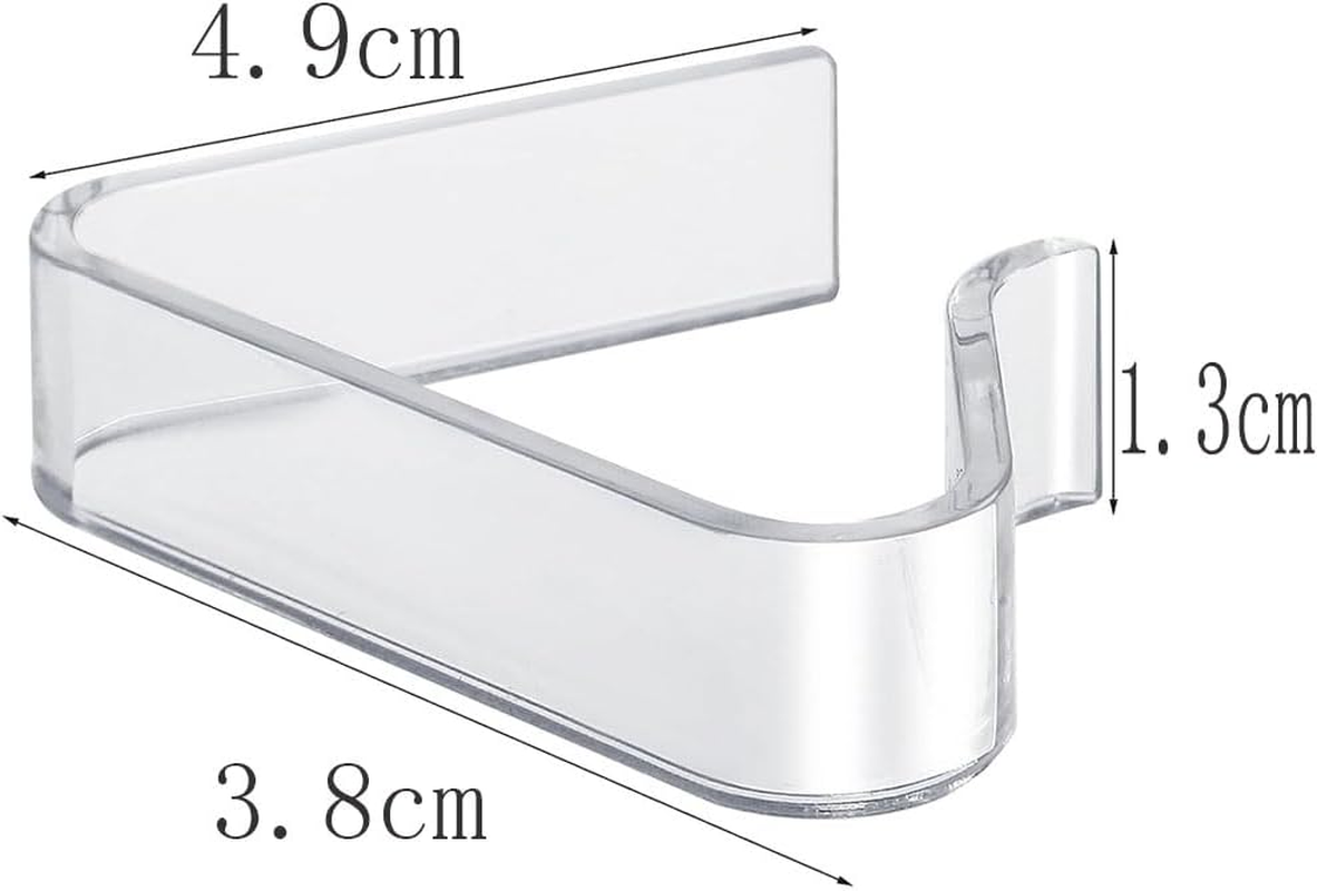 24 PCS Transparent Acrylic Tablecloth Clips, Clips for Outdoor Tables Table Cloth Holder Clips for Christmas Home Wedding Party Indoor Outdoor Camping image number 1