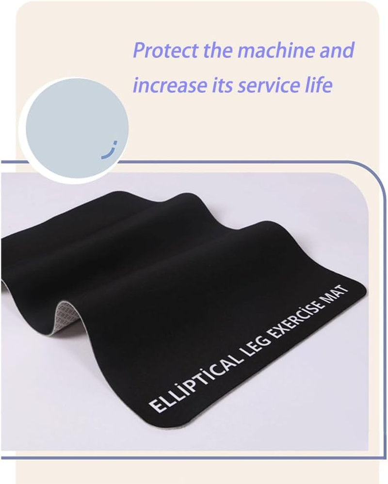 Non-Slip Mat Bundle,Non-Slip Workout Mat for under Desk Ellipticals,Apply to Foot & Leg Pedal Exerciser for Seniors Fitness,Enhanced Stability & Floor Protection,Durable Construction image number 5