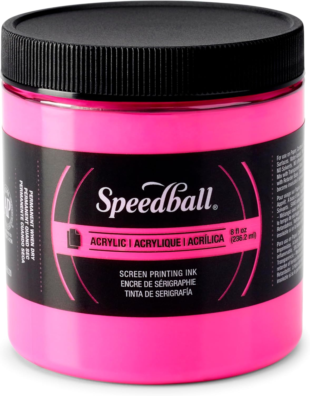Speedball Acrylic Screen Printing Ink Primrose Yellow, 236Ml, Quality with Vibrant, Long-Lasting Colour, Premium Pigments, Ideal for Professional Artwork on Wood and Paper image number 4