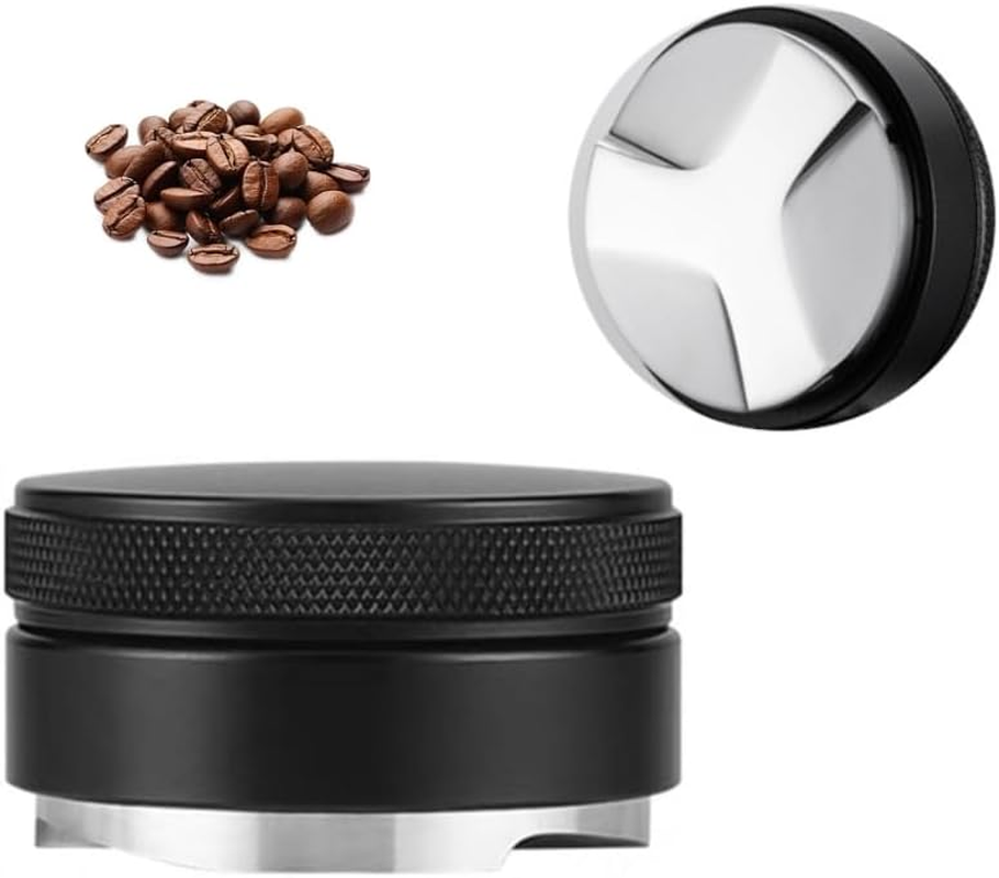 Mernard 58Mm Coffee Distributor Tool, Height Adjustable Espresso Leveler with Anti-Slip Grip