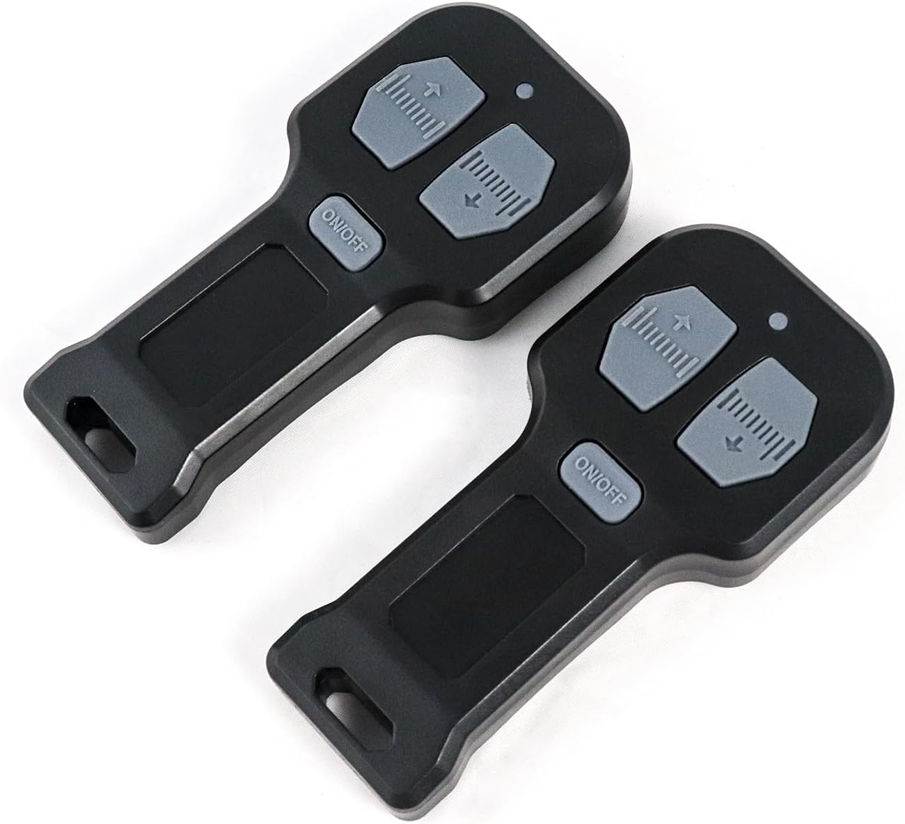 QWORK 12V Car Wireless Winch Electric Remote Control, 4 Pack Universal Mini 5 Wire Control Winch with Dual Manual Matching Transmitter Kit for Truck, ATV and SUV Winch Wireless System