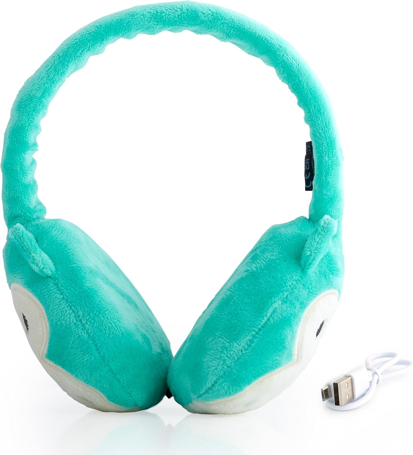 Squishmallows Plush Bluetooth Headphones - Winston image number 4