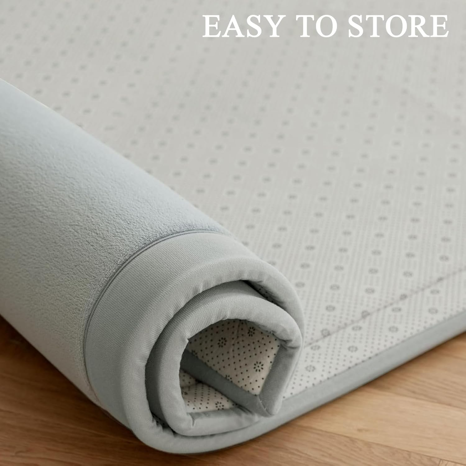 Ngardk Kids Baby Play Mat, 3Cm Thick Tatami Muscle Mat for Baby, Memory Mellow Foam Play Mat (Gray, 200 * 200Cm) image number 5