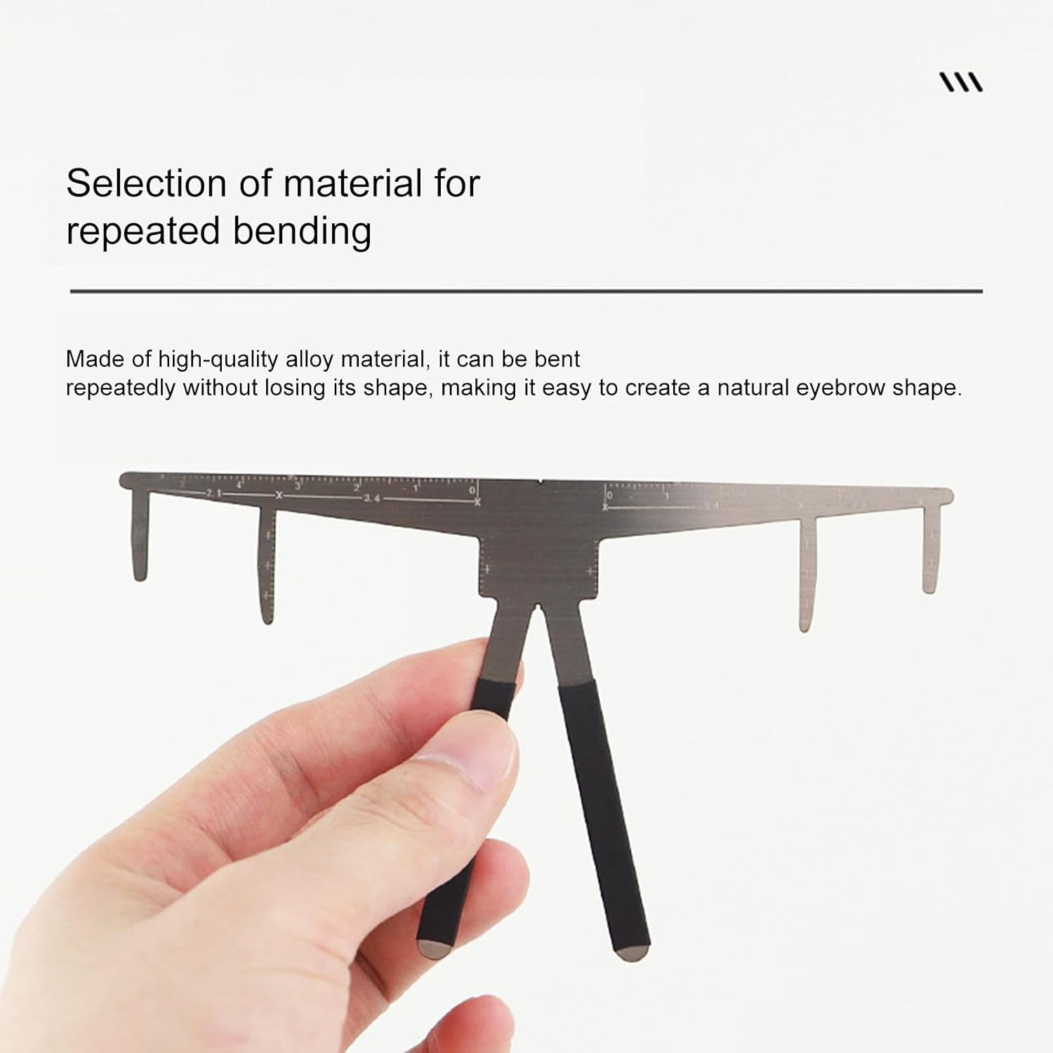 Shurzzesj Eyebrow Mapping Tool | Accurate Eyebrow Shaper Tool Positioning Ruler | Sturdy Brow Measuring Tool Eyebrow Positioning Tool for Drawing Eyebrows image number 2